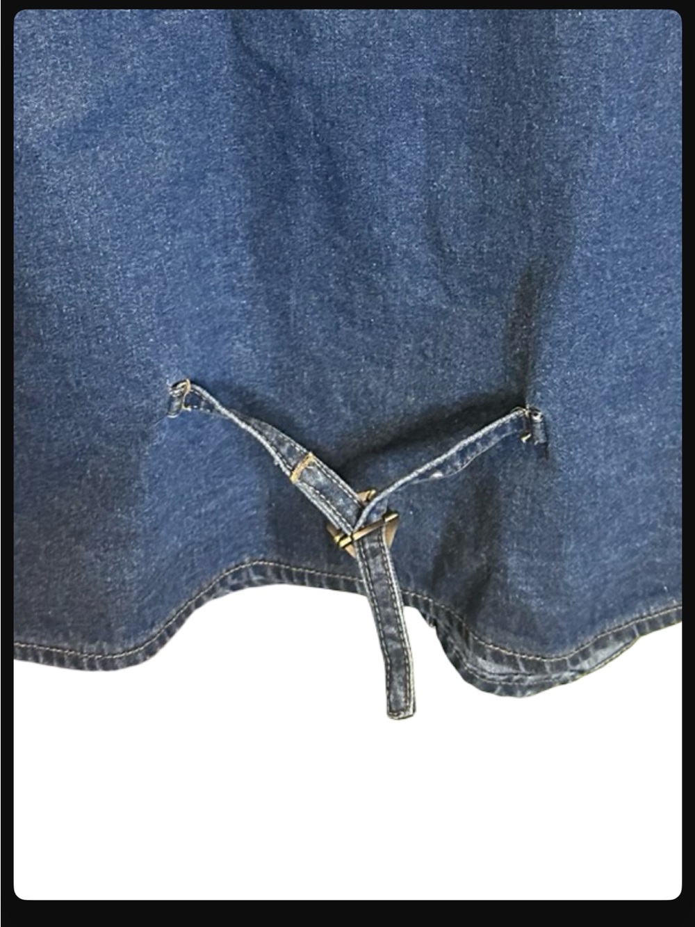 Women’s Denim Vest in Blue - Picture 7 of 7